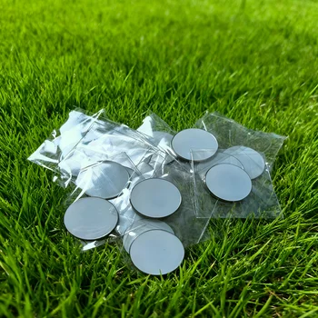 100 Pezzi di Marcatori per Palline da Golf Bianchi o Vuoti da 25mm, 30mm, 35mm, Adatti per Stampa Personalizzata