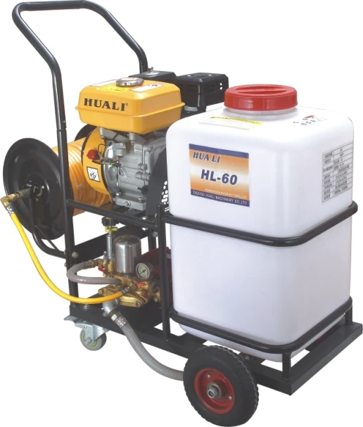 Macchinari agricoli economici utilizzati spruzzatori a batteria per carrello per alberi senza frutteto da 60 litri in vendita - immagine 2