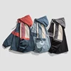 Harajuku Causal Jacket Men Hip Hop Colorblock Patchwork Hoodie Loosed Style Unisex Zipper Coats Winter Streetwear Ropa Hombre 5