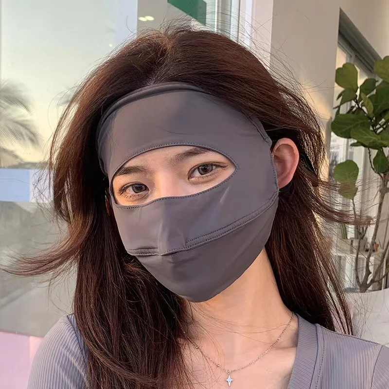 Women's Face Gini Sunscreen Mask All-round UV Protection Sunshade Mask face mask