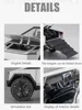 1:24 Tesla Pickup Model Alloy Car Simulation Off-Road Vehicle Sound And Light Pull Back Toy Car Boy Collection Decoration Gift 5