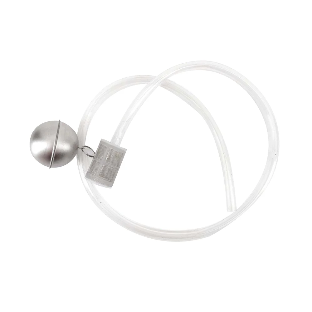 SS Ball Float & 100cm Silicone Dip Tube and Filter Kit Floating Beer Keg Liquid Dip Tube With Filter Ball Stainless HomeBREW