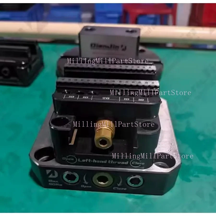 4-5 Axis Fixture Self-centering Vise Positive Paired with Zero Point Quick Change Four Axis L-block Bridge Board DJ-6080H D52