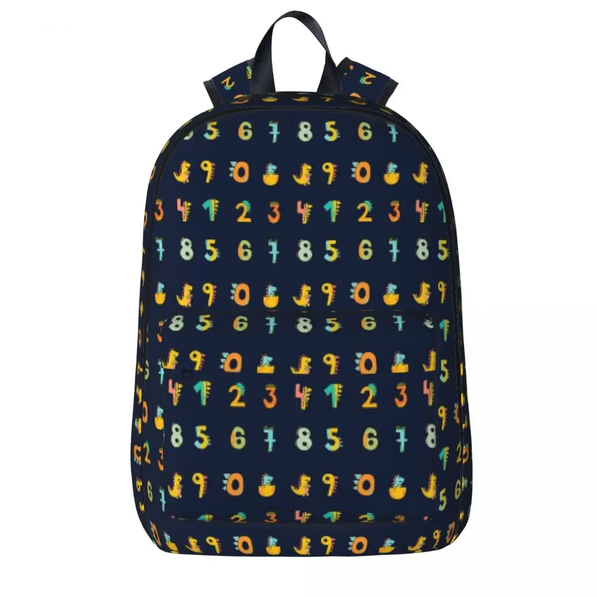 

Dinosaur Numbers For Kid Cute And Colorful Backpack Large Capacity Student Book bag Shoulder Bag Laptop Rucksack Travel Rucksack
