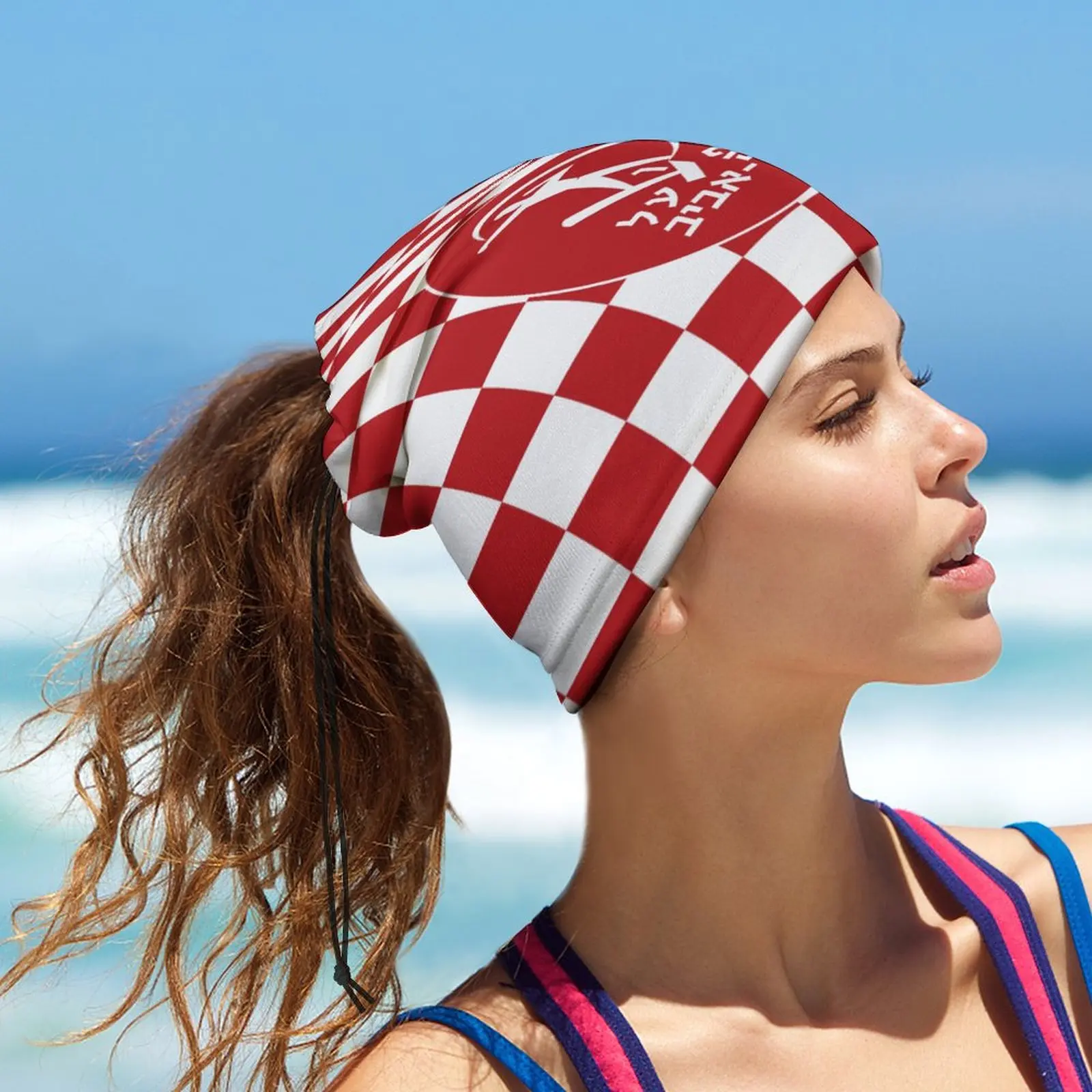 Hapoel Tel Aviv Face Mask Seamless Turban Headwear Neck Warm Outdoor Multifunctional