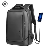 HK Men's Designer Laptop Bag Waterproof School Bags for College Boys Male Business Sports Travel Backpack Men With USB Charging