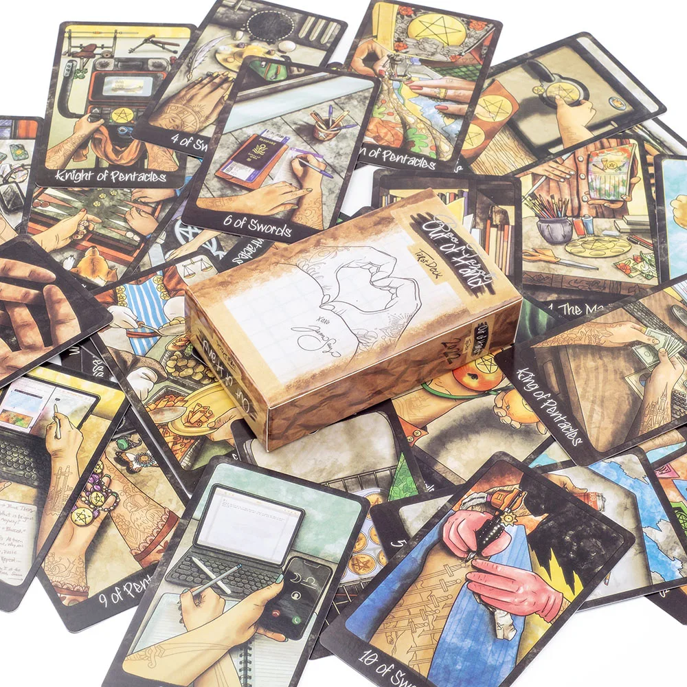 Out Of Hand Tarot Deck 78 Cards for All Levels of Enthusiasts Family Gathering Divination Board Game Guide Versions Edition 4