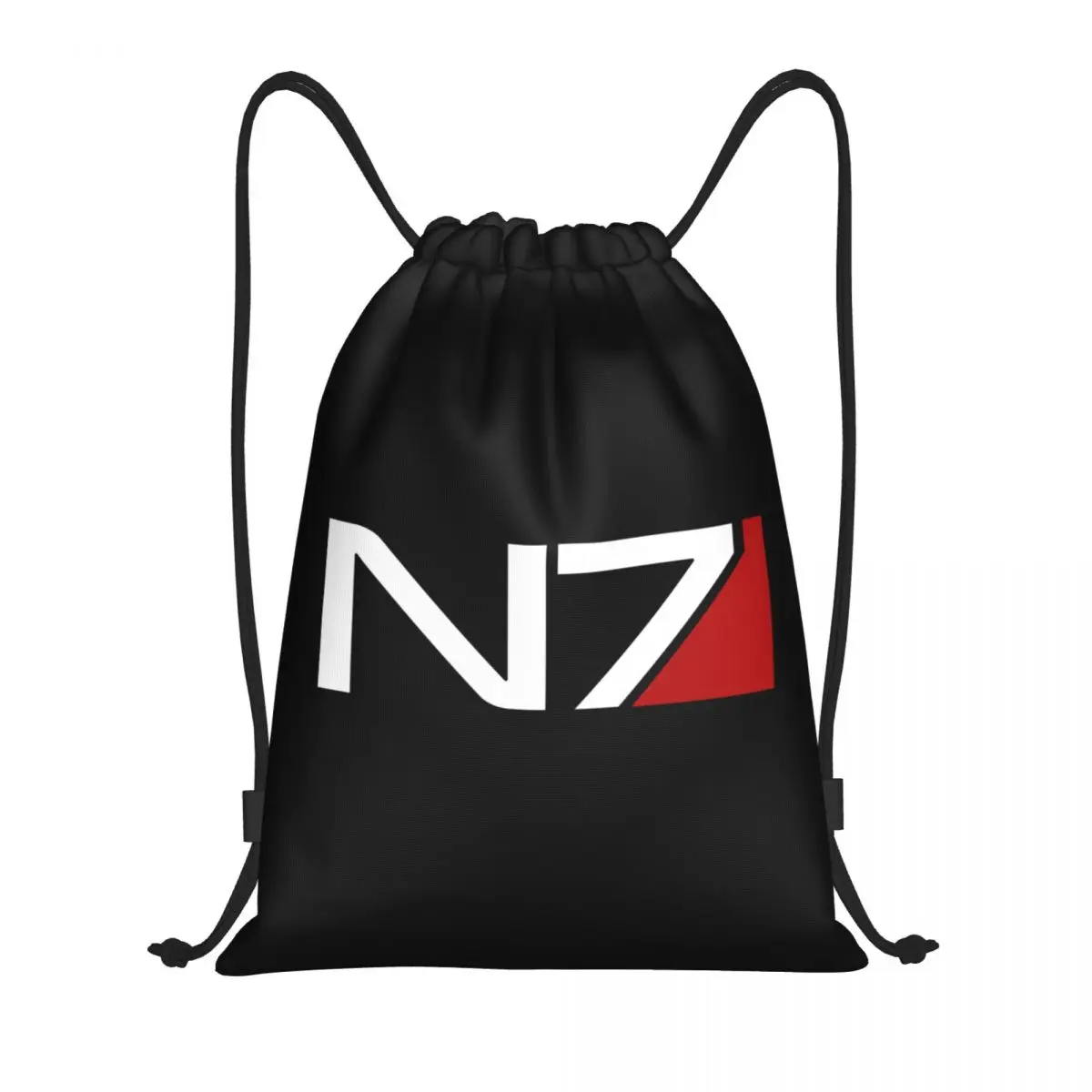 

Custom Video Game Mass Effect N7 Drawstring Bag Women Men Lightweight Sports Gym Storage Backpack