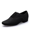 Men's Modern Jazz Sneaker for Men Professional Black Oxford Upper Latin Salsa Shoe Plus Size Low Heel Tango Ballroom Dance Shoes 2