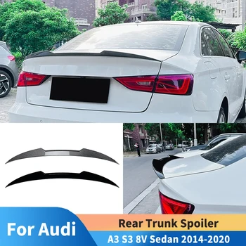 Kit corpo spoiler bagagliaio posteriore per Audi A3 S3 8V Berlina 2014-2020 Ali di coda Spoiler vento fisso Pinna di coda Accessori auto