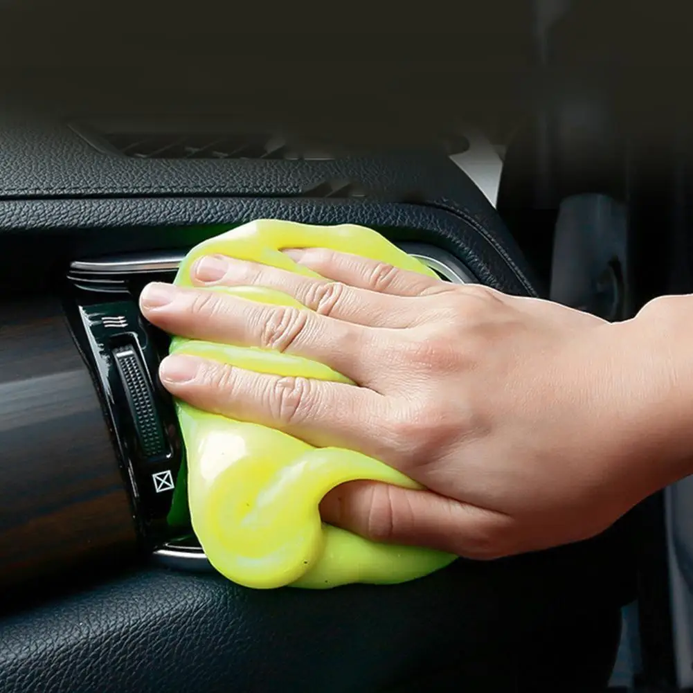 Car Cleaning Soft Glue Powder Cleaner Magic Cleaner Auto Vent Car Wash Interior Dust Remover Glue Computer Keyboard Clean Tool