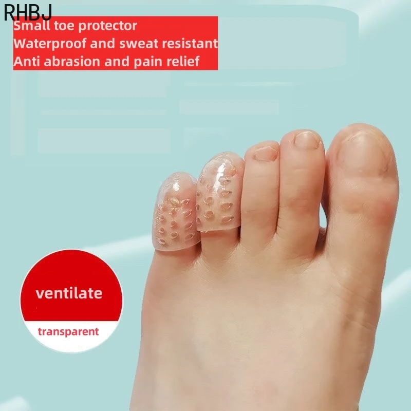 Transparent Silicone Toe Caps Anti-Friction Breathable Toe Protector Prevents Blisters Caps Cover Protectors Foot Care