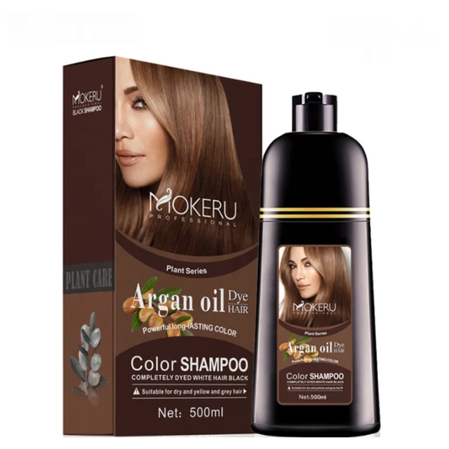 SINJHA Black Hair Color Shampoo 400ML With Brown Hair Color Shampoo 150ML Instant  Hair Colour
