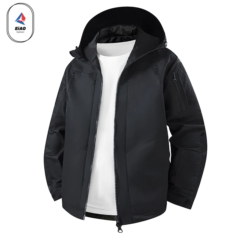 EIAO Tactical Waterproof Rainproof Jacket Men Fashion Camo Soft Shell Windbreaker Coat Autumn 2025 New Bomber Motorcycle Jacket