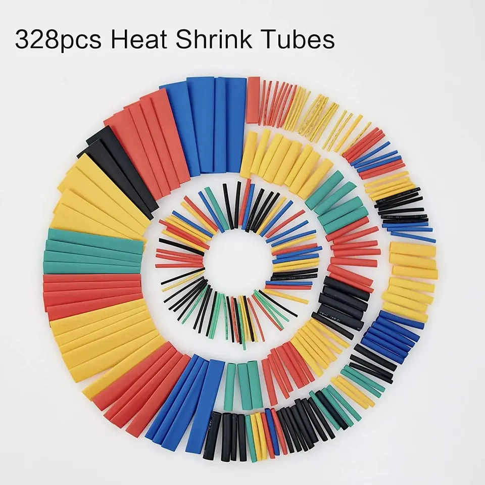 thumbnail image 2 of Lukyamzn 190pcs Waterproof Heat Shrink Tubing Assortment Kit, 4:1 Ratio Adhesive Lined With Glue, Black & Red 2 of 12