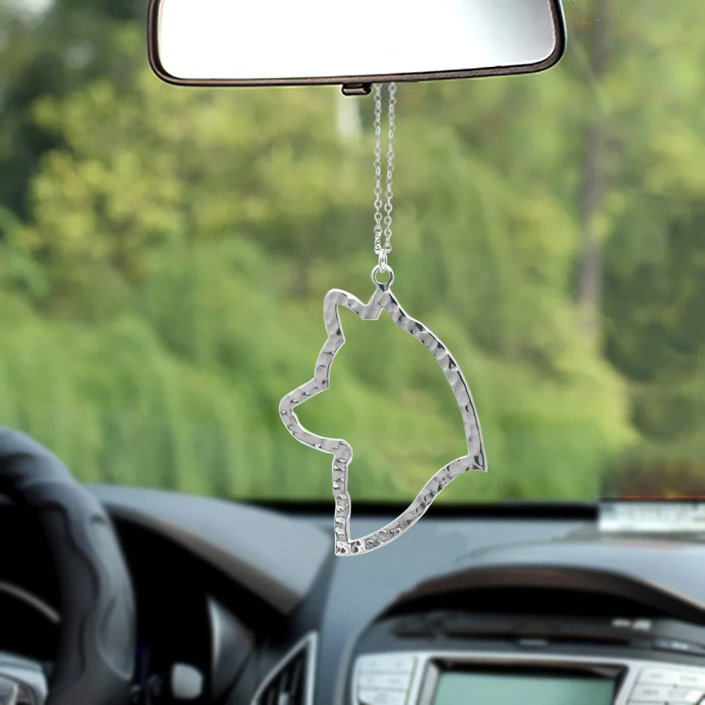 Personalized Car Hanging Akita Dog Pendant Ornaments Interior Car Charm Animal Hanging Gift For Driver Daddy Family Friends