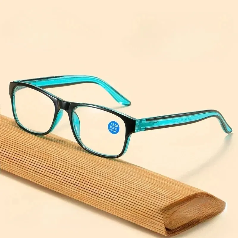 Anti Blue Light Reading Glasses Fashion Women Men Clear Sqaure Computer Presbyopic Eyeglasses Spring Legs Frame Eyewear Anti Blue Light Reading Glasses Fashion Women Men Clear Sqaure Computer Presbyopic Eyeglasses Spring Legs Frame Eyewear
