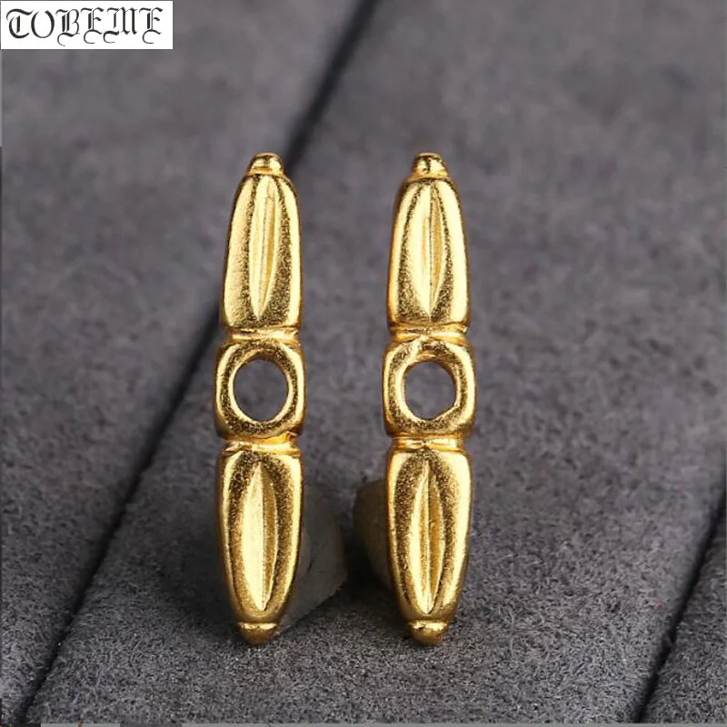 

100% серебряные тибетские бусины Dorje 925 пробы, символы удачи