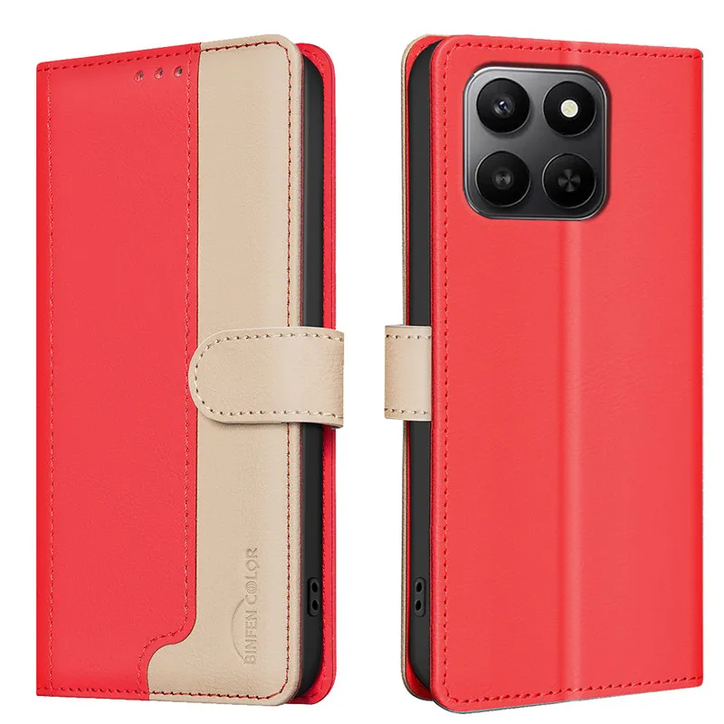Deluxe Leather Flip Wallet Case - Elegant Protective Phone Cover