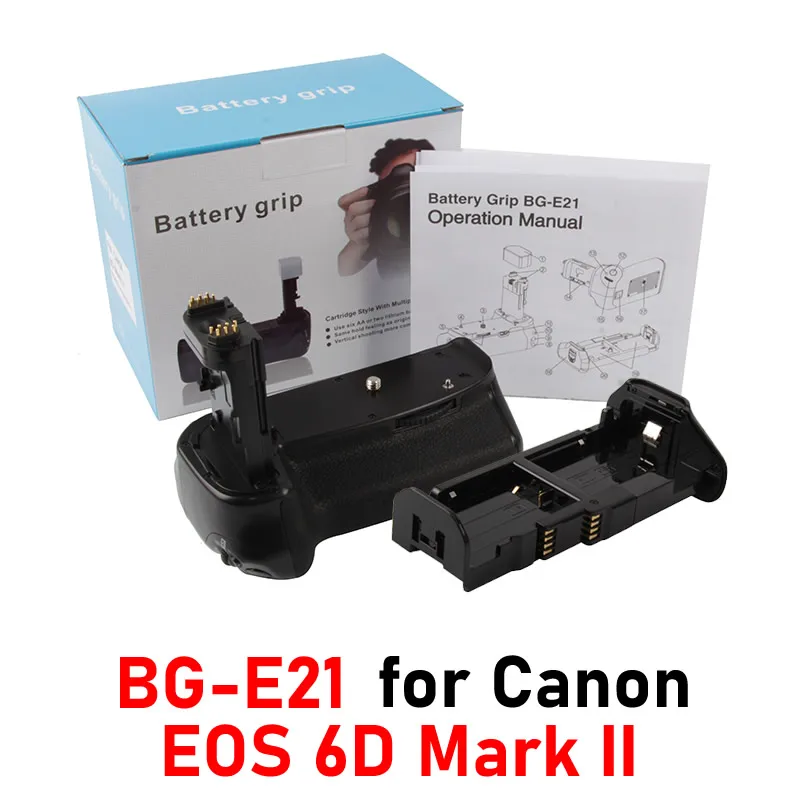 BG-E21 Vertical Battery Grip for Canon 6D Mark II 6DII 6D2 Battery Grip