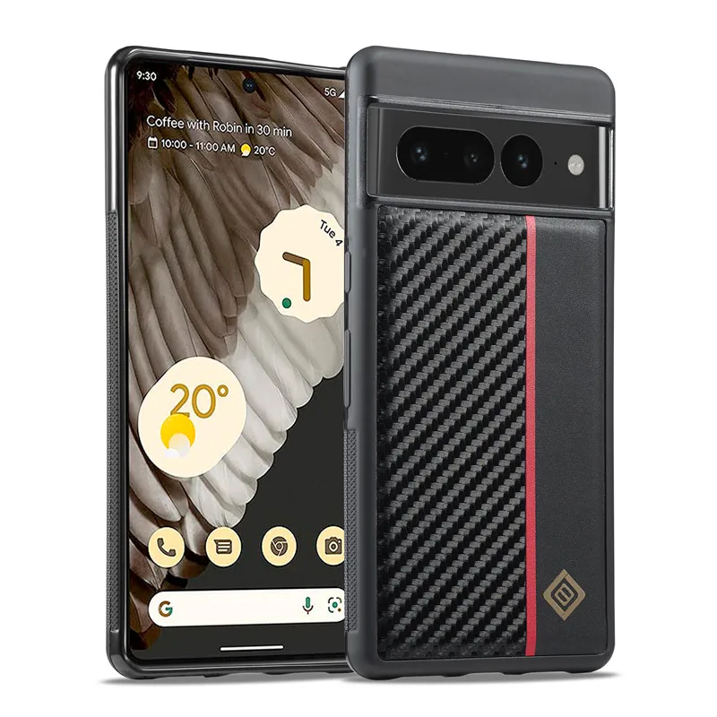 

Pu Splicing Phone Case For Google Pixel 7 7A 8 Pro Protective Shell Cover