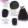 8-40" Afor Kinky Curly Human Hair 3/4 pcs Bundles Deal Brazilian Raw Hair Weave Bundle Virgin Human Hair Extensions Double Weft 2