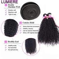 8-40" Afor Kinky Curly Human Hair 3/4 pcs Bundles Deal Brazilian Raw Hair Weave Bundle Virgin Human Hair Extensions Double Weft 2