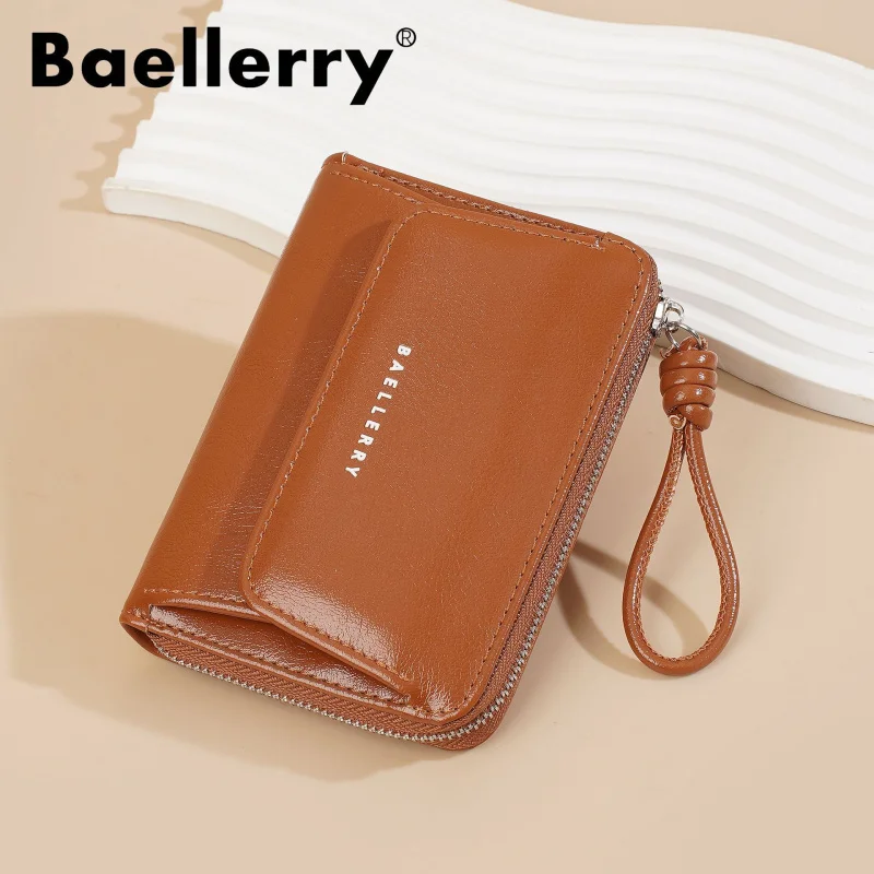 New Ladies Japanese Style Short Wallet Minimalist PU Coin Purse Ins Fashion