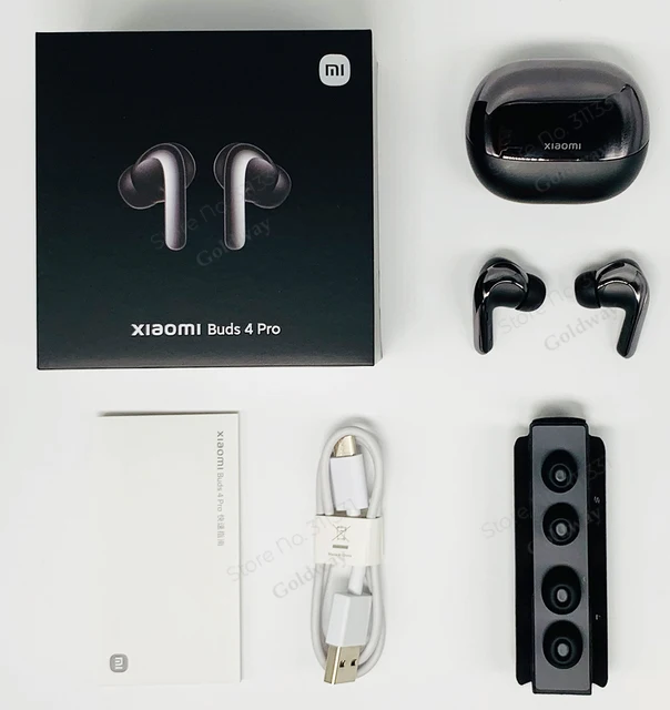 Xiaomi Buds 4 Pro Smart Noise Cancelling TWS Earphone Low Power 38 Hours  Battery Life Bluetooth Headphones Hi-Fi Sound Quality