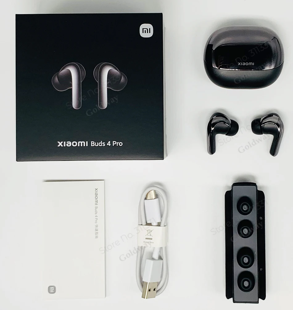 Xiaomi Mi Buds 4 Pro TWS Earphone Bluetooth 48dB Active Noise Cancelling  Wireless Headphone IP54 HiFi Sound 38 Hour Battery Life