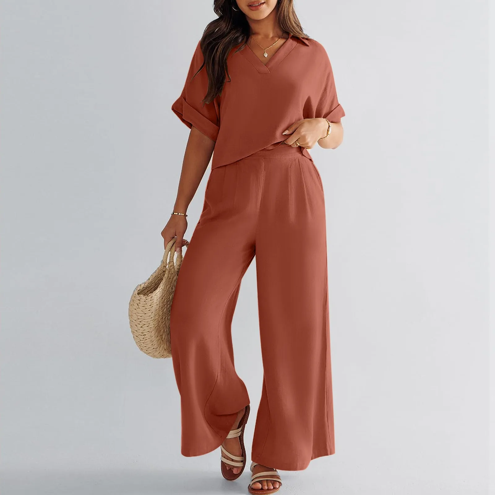 Vestido De Novia Conjunto De 2 Piezas Elegante Para Mujer - Vestido Sin Mangas Y Cárdigan De Encaje Vestido Sin Mangas Liso