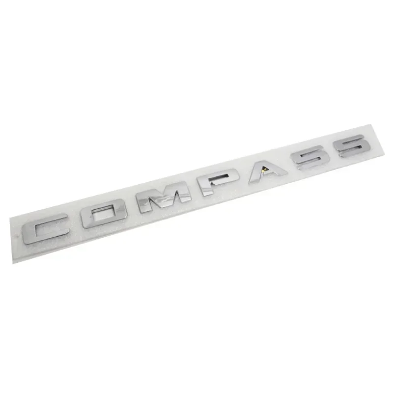1 Paio di Adesivi ABS per Parafango e Bagagliaio Auto, Emblema Logo Compass, Badge Laterale Auto, Ricambio, Accessori Decorativi Esterni - immagine 6