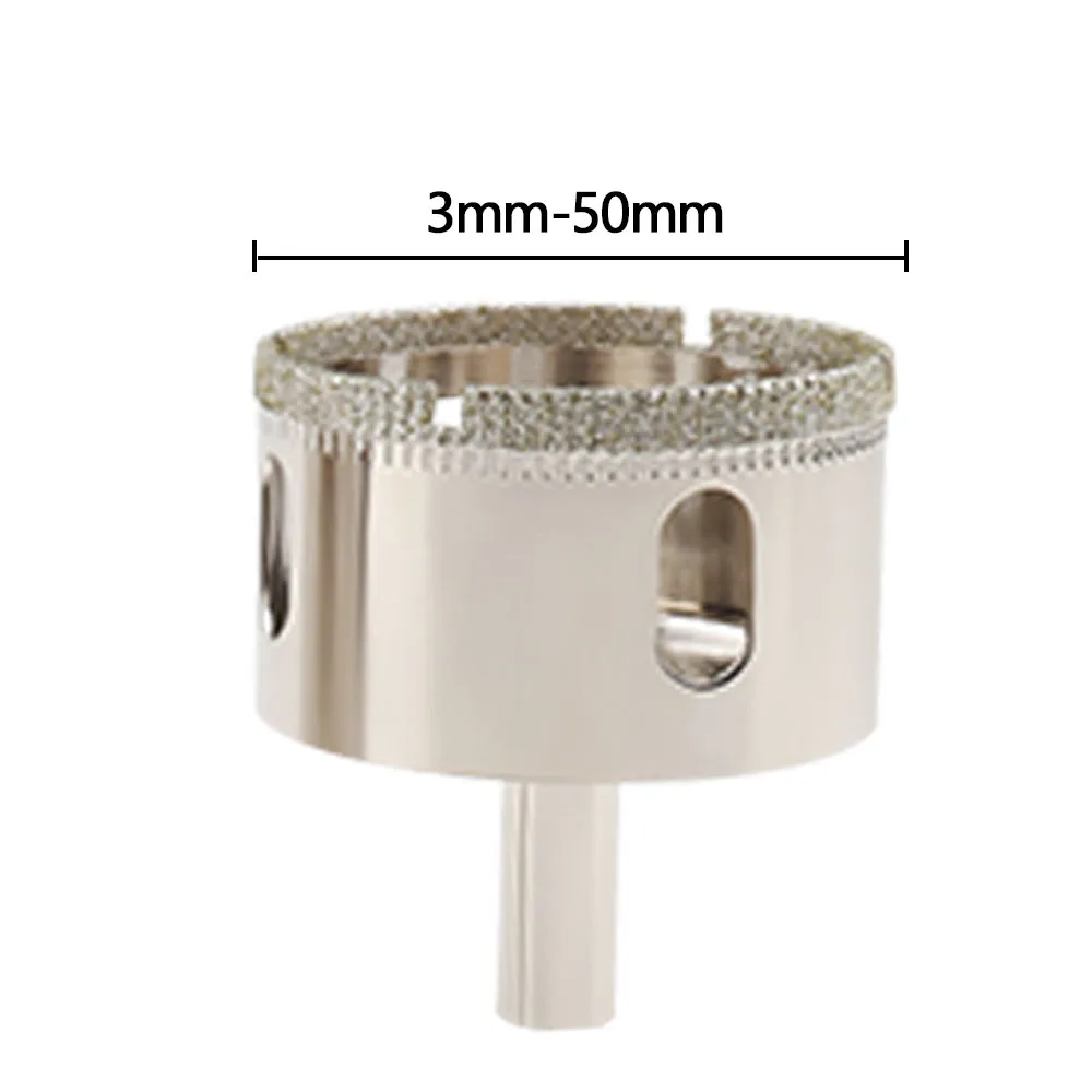 1 Pcs 3-50mm Glass Hole Saw Diamond Coated Drill Bits Drilling Crown for Tile Marble Ceramic Power Tools
