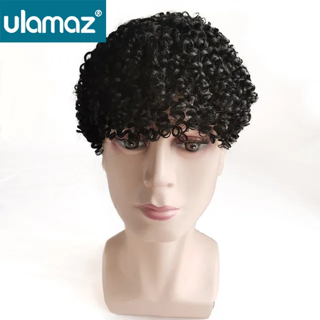 Amazon.co.jp: ハゲカバーウィッグ アフロかつら黒人男性用 0.04 〜 0.06 ミリメートルフル PU スキン 6  "変態カーリー本物の人毛ピース男性交換用かつら 4 ミリメートルウェーブヘア男性のかつら ウィッグかつら(1pc Toupee 120%,8x10)  : ビューティー 男性用ショートウィッグ 弾むカーリー男性ヘアプロテーゼかつらアフロカーリー人毛システムユニット 6 インチ ハゲスポットカバー