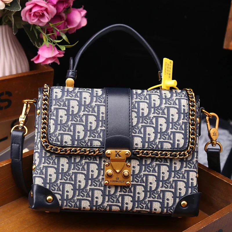 

Luxury Brand Top Quality 2024 New Fashion Letter Printed Leather Shoulder Crossbody Bag Designer Bags Purses and Handbags