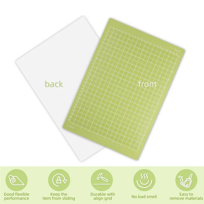 Cricut Joy Xtra, 8.5X12인치(표준 그립, 강력한 그립, 가벼운 그립) 및 카드 매트 4.75X6.65In용 A43F-5Pcs 커팅 매트 세트