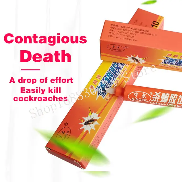 5Db Erőteljes Hatékony Csótányvezérlő Gél Roach Gyilkos Csali Csótány Taszító Por Kártevőirtó Csalik - Image 3