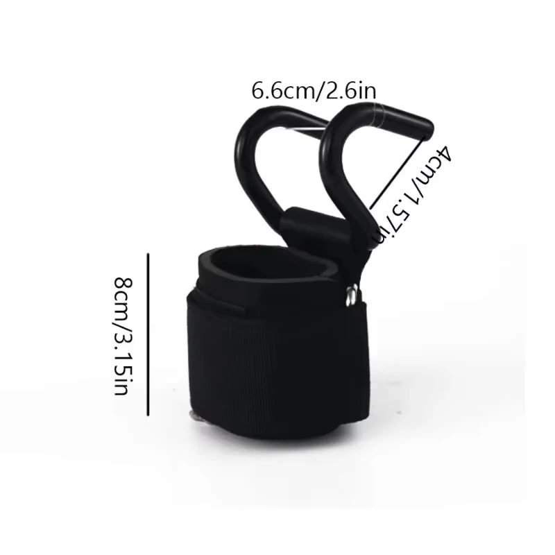 Wrist Support Hooks Grip Hooks Trainer Pull-ups Wrist Support Nonslip Hand Protection Assisted Hard Pull-up wrist support hooks