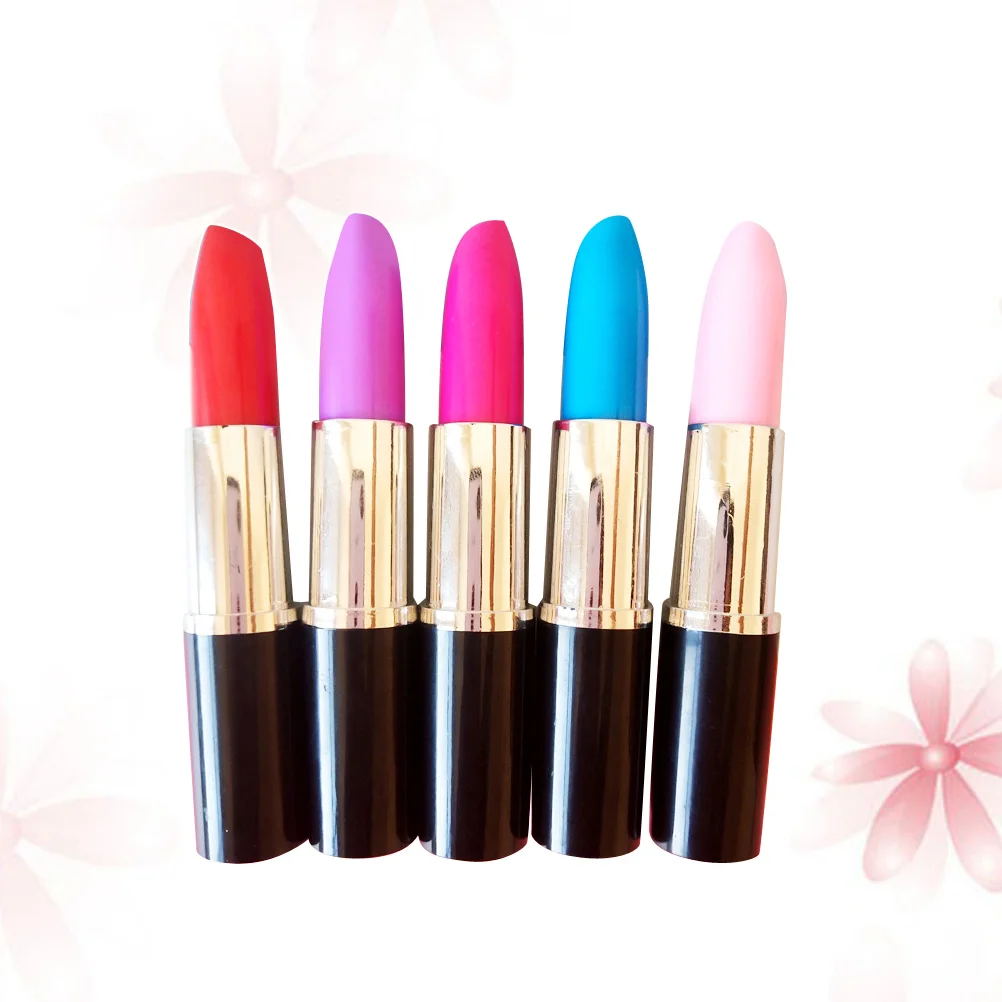 

24 Lipstick Shape Pen Creative Ballpoint Writing Pens Roller Pen Novelty Office Stationery for Students Children Gift
