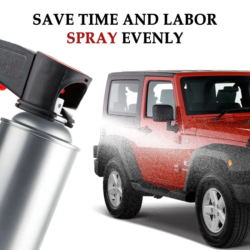 Reusable Spray Can Trigger -Converts Aerosol Cans into Paint Spray Gun for Automotive Repair&DIY Projects, Ergonomic Grip Design