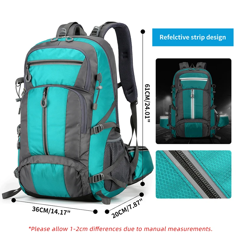 Nylon Backpack for Camping Hiking Trekking Outdoor Sport