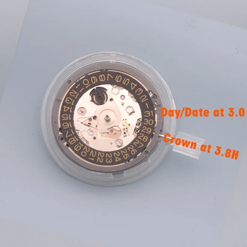 Japan Seiko NH35 NH35a Movement Crown at 3.0 3.8 Machinery Movement Silent Clock Brand Original 24 Jewels NH35 Automatic Movt