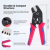 SN-58B Wire Terminal Crimping Tool Kit AWG24-16 Self-Adjusting Ratcheting Wire Crimper 720PCS Male and Female Spade Connectors 3