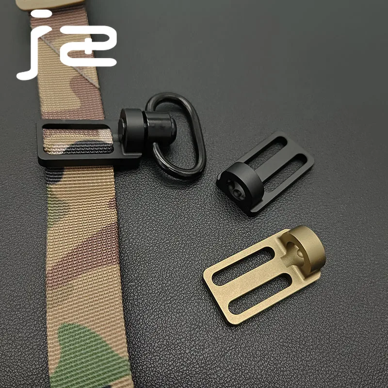 

Tactical QD Sling Mount 2 To 1 Point Triglide Swivel Base Metal CNC Quick Detach Release Rotation Adapter Hunting Accessories