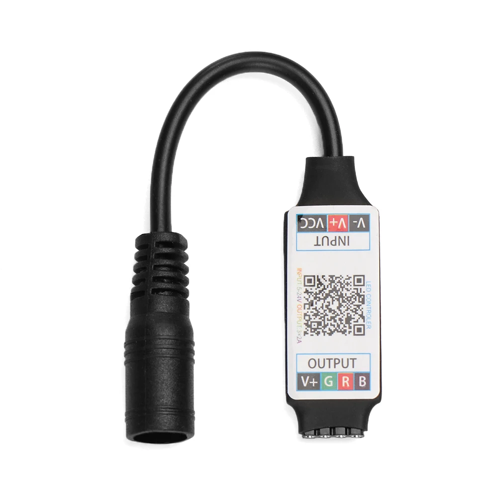 Mini Controlador RGB Bluetooth Inalámbrico para Tira LED (5V-24V) S776bee4f83f84e589497fed2c21cacc0H