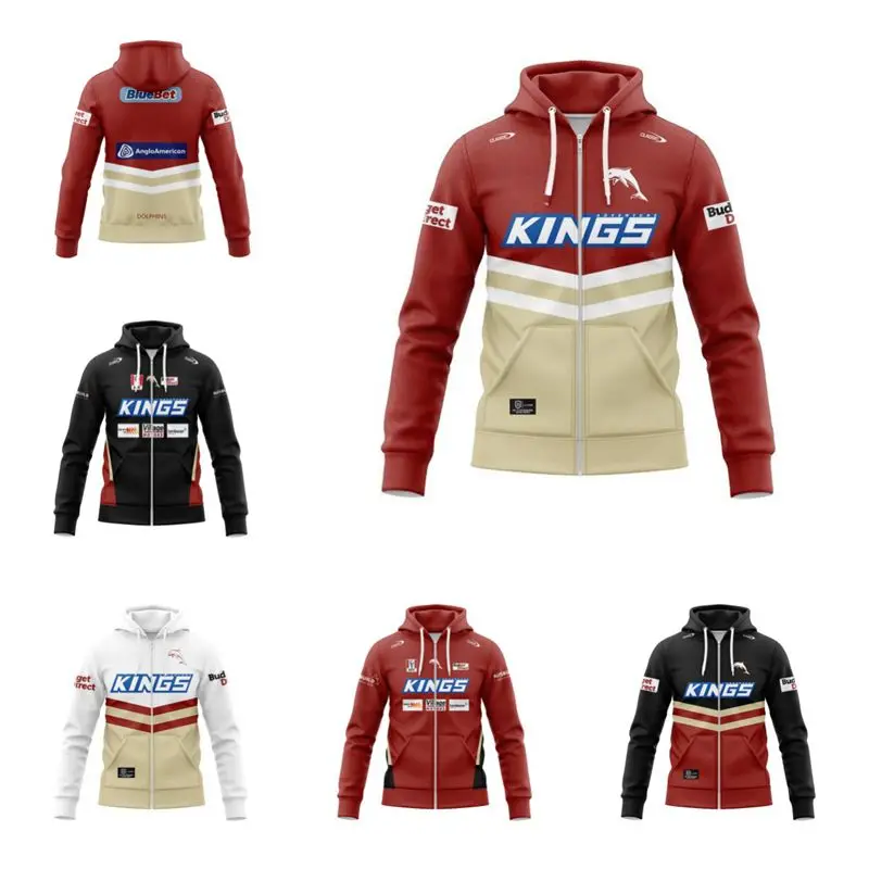 zipper hoodie Dolphins home and away Aboriginal traditional training football jerseys (name and number )