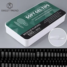 550pcs Soft Gel Nail Tips Medium Short Almond Coffin Full Cover Matte Extension Tool Acrylic Press on Nail French Manicure Decor - Trending Highest Rated Aliexpress Dropshipping Products Product September 2026