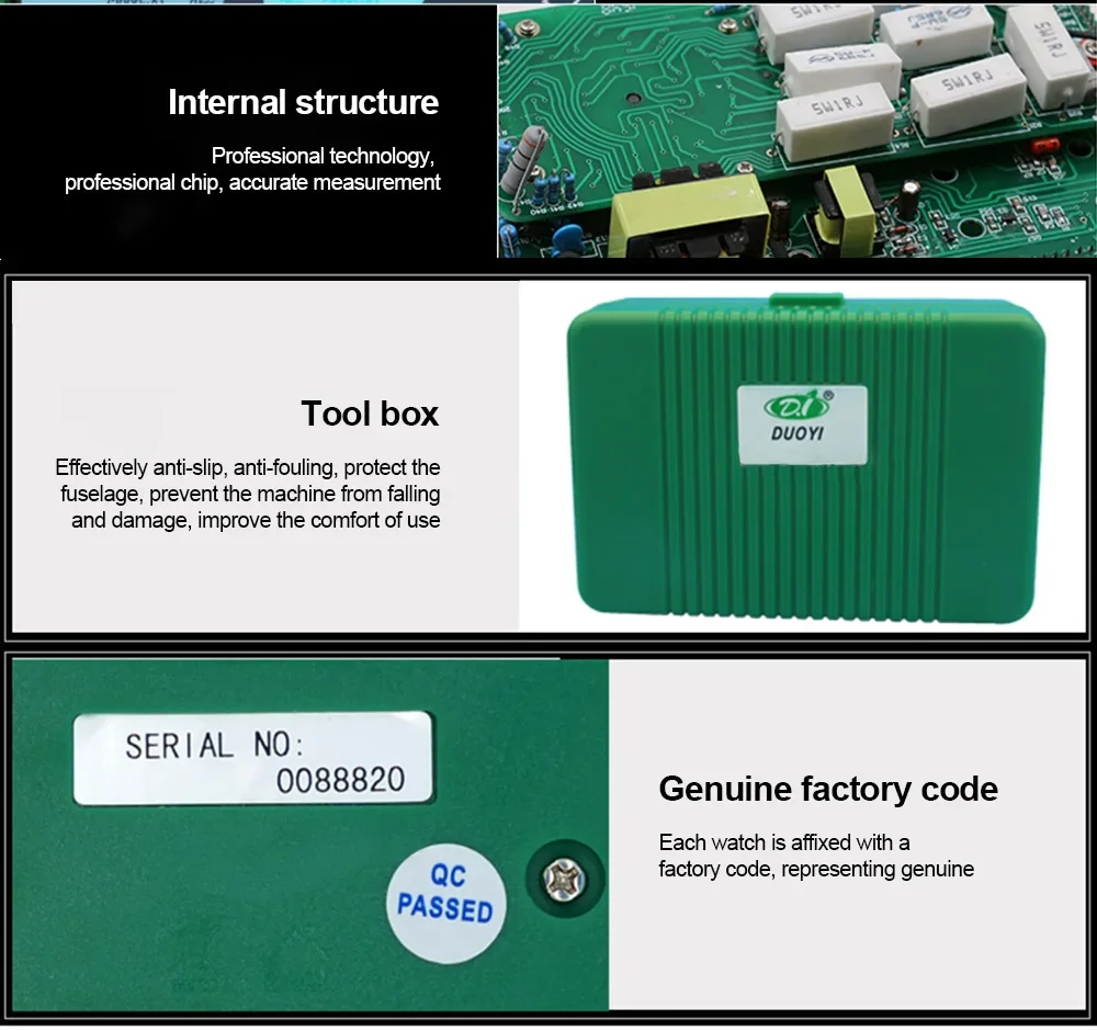 DUOYI DY294 digital transistor DC parameter tester Capacitance withstand voltage value Field-effect transistor detector 4