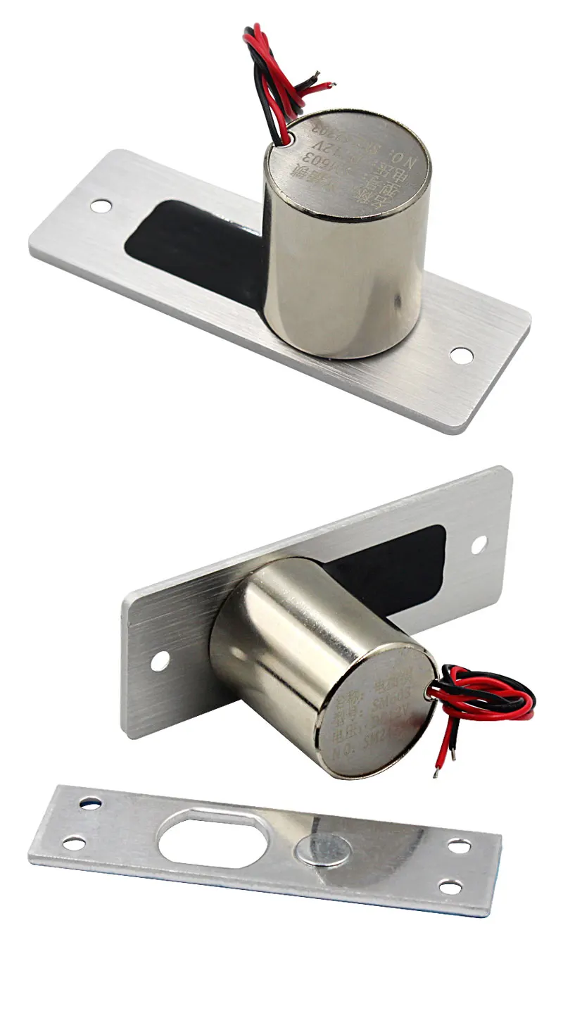 Mini Waterproof Electric Bolt Lock Fail Safe Concealed Electric Door Lock 3/5 Wi