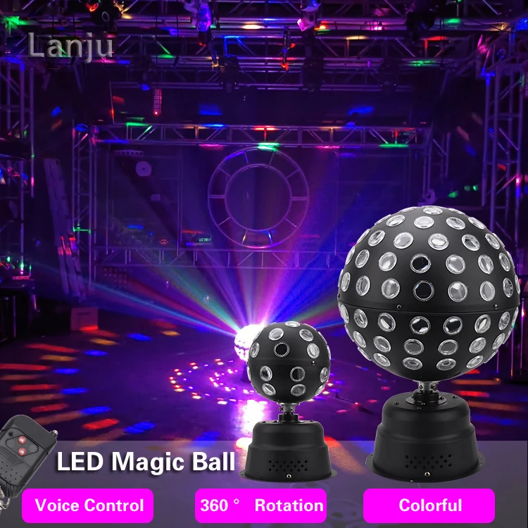 

LED Rotating Magic Ball Laser Light Colorful Home Christmas Pattern Projection Lights KTV DJ Disco Party Flash Stage Lighting